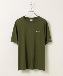 Champion for tk.TAKEO KIKUCHI ロゴ刺繍Tシャツ
