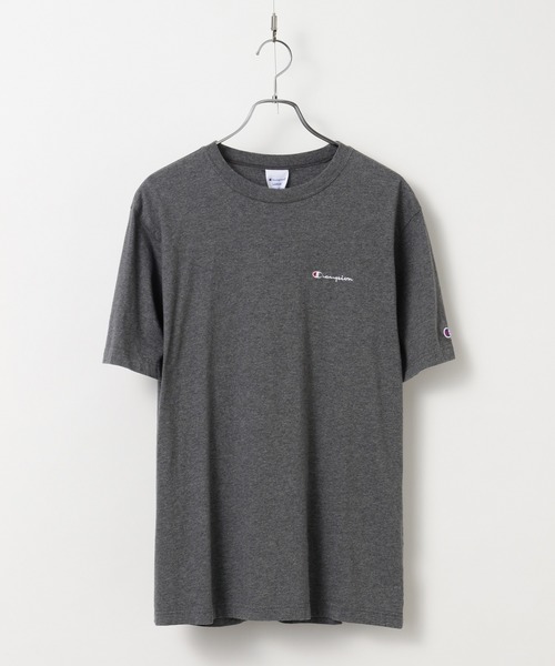 Champion(チャンピオン)の「Champion for tk.TAKEO KIKUCHI ロゴ刺繍Tシャツ(Tシャツ/カットソー・メンズ・ホワイト/ブラック/ネイビー/カーキ/ブルー/ボルドー/チャコール/ピンク系/ライトグリーン/オリーブ/レッド系1・01/02/03)」の3枚目の写真