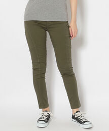 AVIREX | AVIREX/ アヴィレックス/ サイドポケット/ L SIDE ZIP POCKET SATIN STRETCH PANTS(その他パンツ)