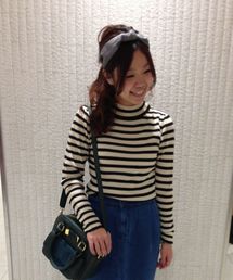 MAJESTIC LEGON | リブちびタートル(ニット/セーター)