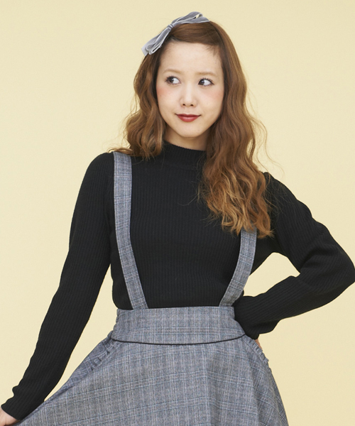 MAJESTIC LEGON（マジェスティックレゴン）の「リブちびタートル（ニット/セーター・レディース・アイボリー/ブラック/ブラック系その他/ブルー/レッド系その他/ブルー系その他・FREE）」の3枚目の写真