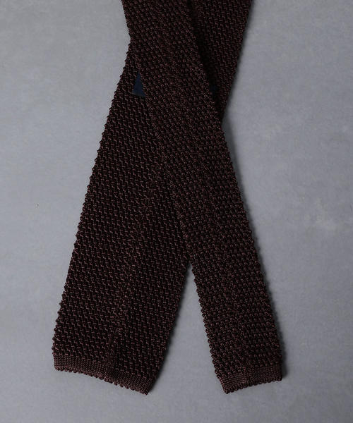 UNITED ARROWS（ユナイテッドアローズ）の「＜ANDREA MOLINELLI（アンドレア モリネッリ）＞ KNIT TIE（ネクタイ・メンズ・ダークグリーン/ダークブラウン/ネイビー/ダークグレー・FREE）」の6枚目の写真