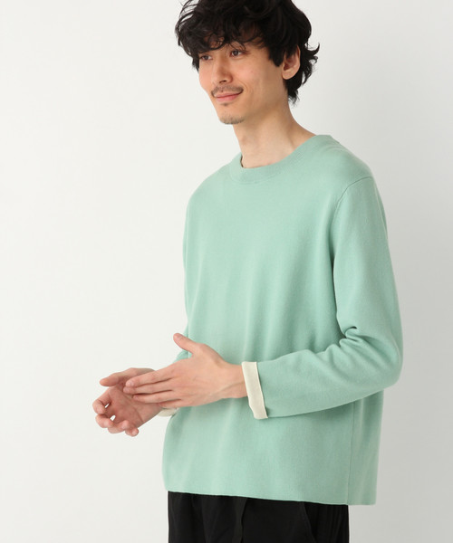 GLOBAL WORK（グローバルワーク）の「ハイショクニットプルオーバー/821525（ニット/セーター・メンズ・ホワイト/ネイビー/ミント・SMALL/MEDIUM/LARGE/X-LARGE）」の18枚目の写真