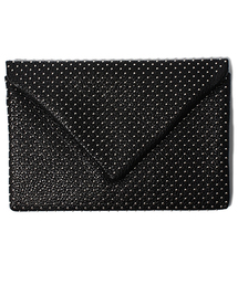 ROSE BUD | (LL ACCESSORIES) B1308 STUDDED CLUTCH BAG 【VERＹ掲載】(クラッチバッグ)
