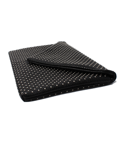 ROSE BUD（ローズバッド）の「(LL ACCESSORIES) B1308 STUDDED CLUTCH BAG 【VERＹ掲載】（クラッチバッグ・レディース・ブラック/クリーム・ONE SIZE）」の9枚目の写真