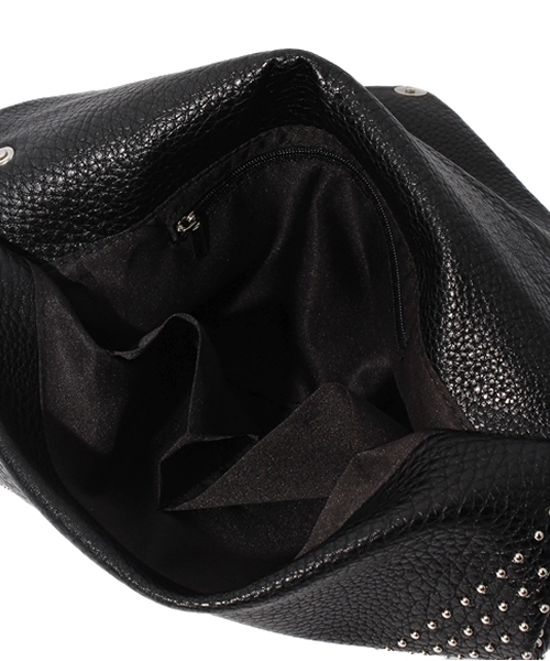 ROSE BUD（ローズバッド）の「(LL ACCESSORIES) B1308 STUDDED CLUTCH BAG 【VERＹ掲載】（クラッチバッグ・レディース・ブラック/クリーム・ONE SIZE）」の5枚目の写真