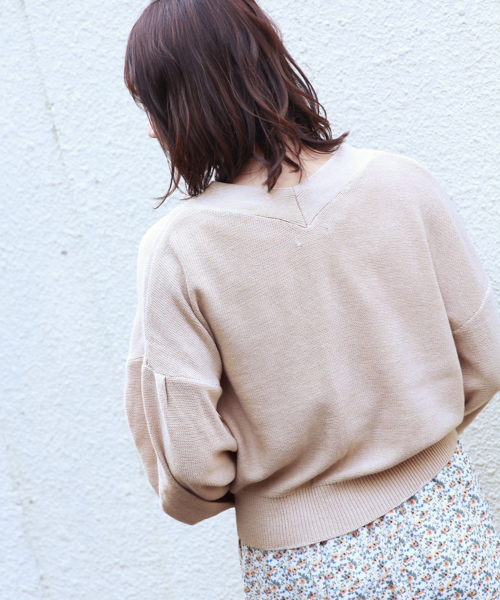 apres jour（アプレジュール）の「テンジクうら編みⅤカーディガン【ZOZOTOWN限定アイテム】（カーディガン/ボレロ・レディース・ベージュ/オフホワイト/カーキ/ラベンダー/ライトベージュ/ブルー・フリー）」の17枚目の写真