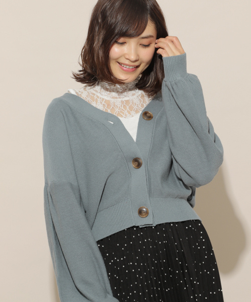 apres jour（アプレジュール）の「テンジクうら編みⅤカーディガン【ZOZOTOWN限定アイテム】（カーディガン/ボレロ・レディース・ベージュ/オフホワイト/カーキ/ラベンダー/ライトベージュ/ブルー・フリー）」の20枚目の写真