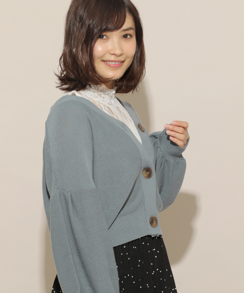 apres jour（アプレジュール）の「テンジクうら編みⅤカーディガン【ZOZOTOWN限定アイテム】（カーディガン/ボレロ・レディース・ベージュ/オフホワイト/カーキ/ラベンダー/ライトベージュ/ブルー・フリー）」の21枚目の写真