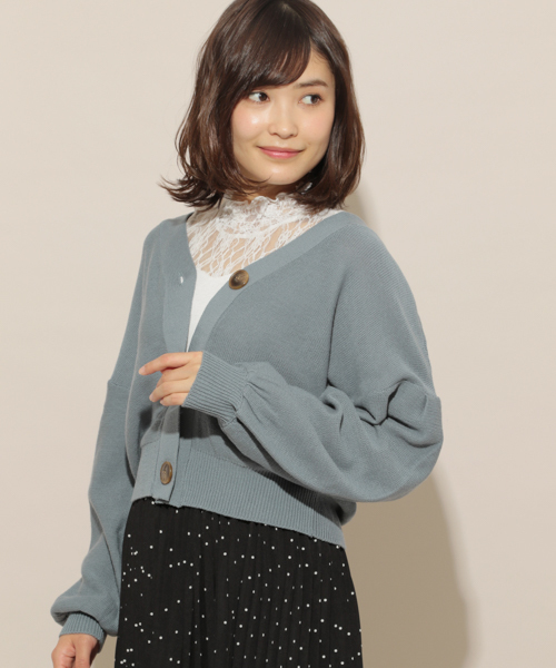 apres jour（アプレジュール）の「テンジクうら編みⅤカーディガン【ZOZOTOWN限定アイテム】（カーディガン/ボレロ・レディース・ベージュ/オフホワイト/カーキ/ラベンダー/ライトベージュ/ブルー・フリー）」の22枚目の写真