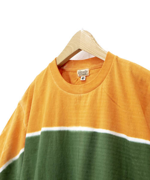 AOZORA（アオゾラ）の「AOZORA/アオゾラ　 チュウセンパネルボーダーTEE（Tシャツ/カットソー・メンズ・ネイビー/オリーブ・MEDIUM/LARGE）」の5枚目の写真