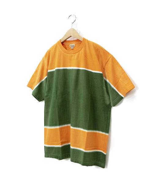 AOZORA（アオゾラ）の「AOZORA/アオゾラ　 チュウセンパネルボーダーTEE（Tシャツ/カットソー・メンズ・ネイビー/オリーブ・MEDIUM/LARGE）」の6枚目の写真