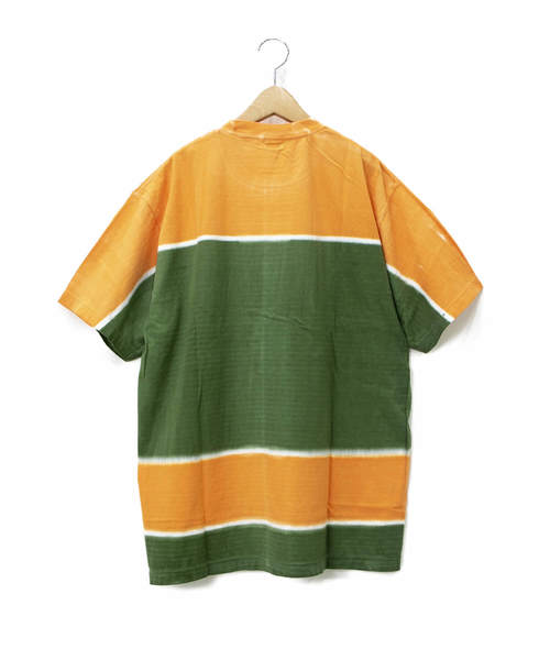 AOZORA（アオゾラ）の「AOZORA/アオゾラ　 チュウセンパネルボーダーTEE（Tシャツ/カットソー・メンズ・ネイビー/オリーブ・MEDIUM/LARGE）」の9枚目の写真