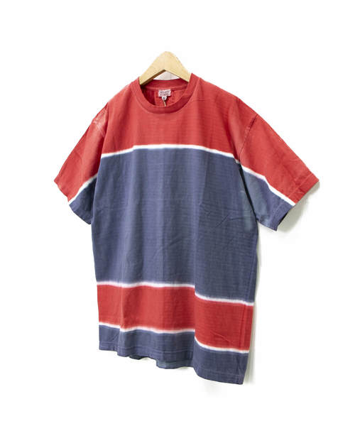 AOZORA（アオゾラ）の「AOZORA/アオゾラ　 チュウセンパネルボーダーTEE（Tシャツ/カットソー・メンズ・ネイビー/オリーブ・MEDIUM/LARGE）」の11枚目の写真