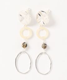 YECCA VECCA | メタル×シェルイヤリング(イヤリング)