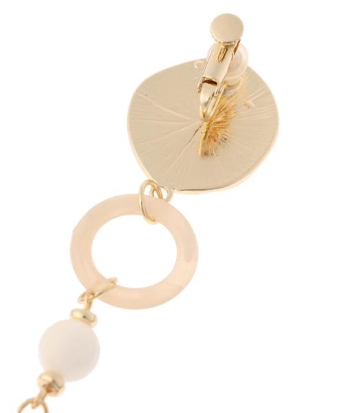 YECCA VECCA（イェッカヴェッカ）の「メタル×シェルイヤリング（イヤリング・レディース・シルバー/ゴールド・FREE）」の7枚目の写真