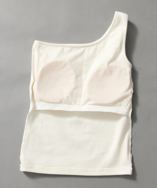 LOWRYS FARM（ローリーズファーム）の「ワンショルタンク　836245（タンクトップ・レディース・ブラック/ベージュ/オフホワイト・FREE）」の18枚目の写真