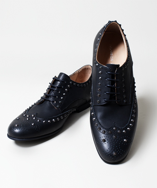 NUMBER(N)INE レザーシューズ LUIRE WING STUDS NANO universe（ナノユニバース）の「NUMBER(N)INE
