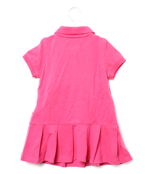 TOMMY HILFIGER（トミーヒルフィガー）の「SOLID MINI POLO DRESS（ワンピース・キッズ・レッド/ピンク/イエロー/グリーン/ネイビー・120/100/80/110/90）」の8枚目の写真