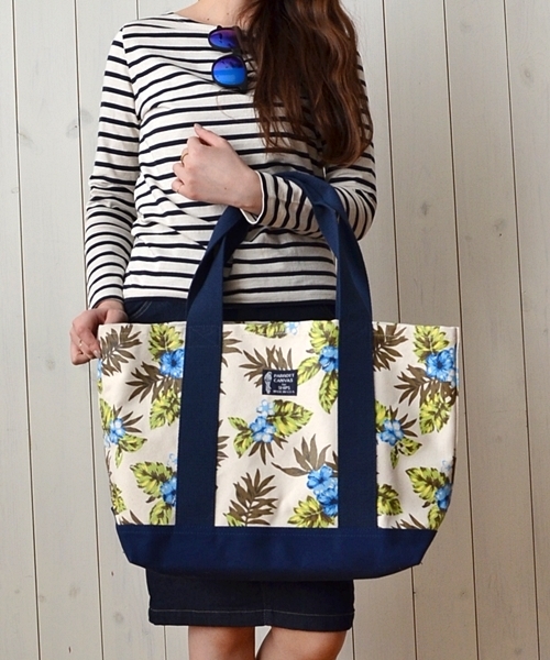 SHIPS（シップス）の「PARROTT CANVAS: マリン キャンバス トートバッグ（トートバッグ・メンズ・ネイビー・ONE SIZE）」の9枚目の写真