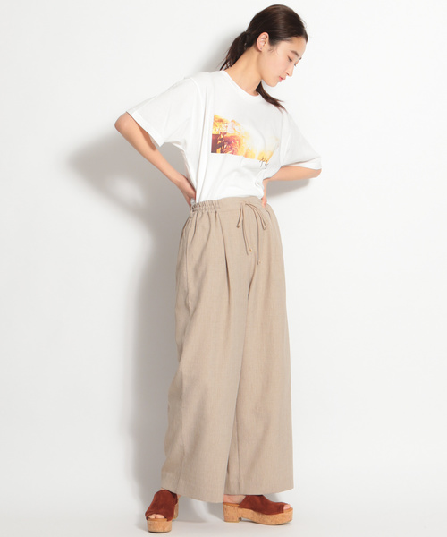 niko and...（ニコアンド）の「オーディエンスフォトＴシャツ（Tシャツ/カットソー・レディース・オフホワイト/チャコール/ホワイト・MEDIUM/LARGE）」の12枚目の写真