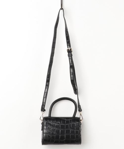 PARKS TOKYO SELECT（パークストウキョウセレクト）の「ｶﾀｵｼﾜﾝﾊﾝﾄﾞﾙﾐﾆBAG（ハンドバッグ・レディース・ブラック/ブラウン/ミント・FREE）」の4枚目の写真