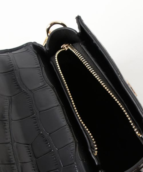 PARKS TOKYO SELECT（パークストウキョウセレクト）の「ｶﾀｵｼﾜﾝﾊﾝﾄﾞﾙﾐﾆBAG（ハンドバッグ・レディース・ブラック/ブラウン/ミント・FREE）」の6枚目の写真