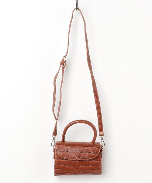 PARKS TOKYO SELECT（パークストウキョウセレクト）の「ｶﾀｵｼﾜﾝﾊﾝﾄﾞﾙﾐﾆBAG（ハンドバッグ・レディース・ブラック/ブラウン/ミント・FREE）」の5枚目の写真