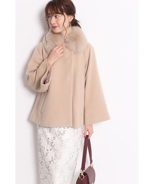 ジャスグリッティー ポンチョ コート 美品☆ジャスグリッティー