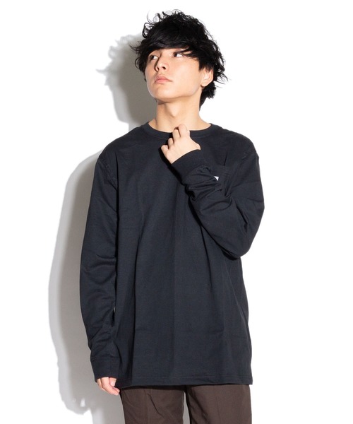 Carhartt（カーハート）の「Carhartt/ カーハート M WorkwearPKブランドロゴロンTEE K126（Tシャツ/カットソー・メンズ・チャコールグレー/ブラック/ダークブラウン/ネイビー/グレー/グリーン/ダークグレー/バーガンディー/グリーン系その他/ライム/オレンジ/ホワイト・SMALL/MEDIUM/LARGE/X-LARGE）」の19枚目の写真