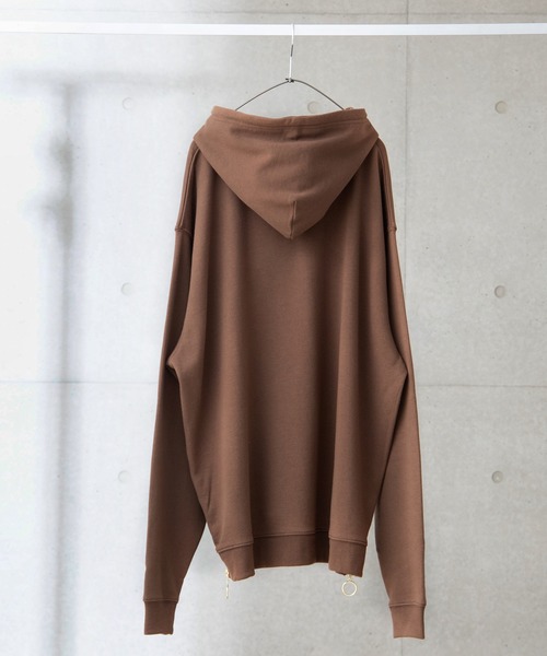 KANGOL（カンゴール）の「Wサイドリングジップ プルオーバーパーカー【anown×KANGOL 限定コラボ】（パーカー・メンズ・エメラルドブルー/ブラック/ブラウン・FREE）」の8枚目の写真