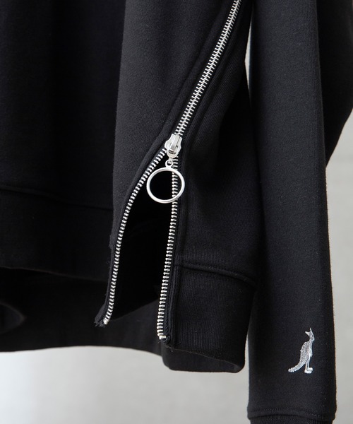 KANGOL（カンゴール）の「Wサイドリングジップ プルオーバーパーカー【anown×KANGOL 限定コラボ】（パーカー・メンズ・エメラルドブルー/ブラック/ブラウン・FREE）」の15枚目の写真