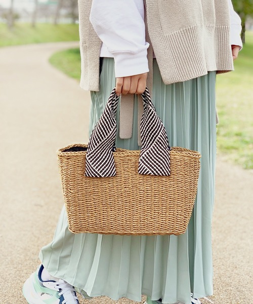 セール 織ハンドル 麦わら カゴバッグ かごバッグ Voov ブーブ のファッション通販 Zozotown