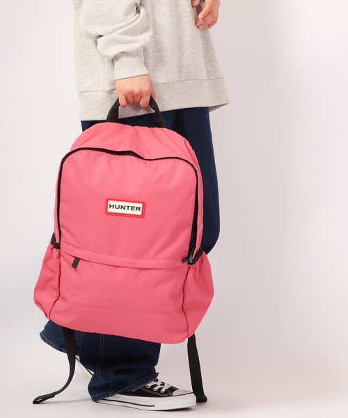 HUNTER（ハンター）の「HUNTER/ハンター ORIGINAL NYLON BACKPACK オリジナルナイロンバックパック リュックサック（バックパック/リュック・メンズ・ネイビー/カーキ/ブルー/ブラック/ピンク・FREE）」の5枚目の写真