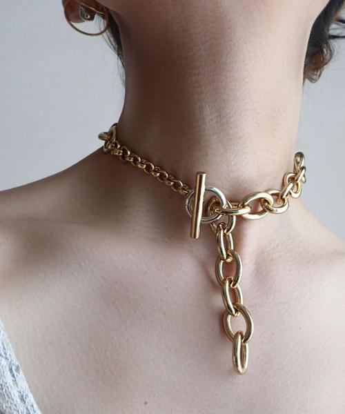 ASTRAET（アストラット）の「＜in mood（インムード）＞OVAL ネックレス▲（ネックレス・レディース・ゴールド/シルバー・FREE）」の7枚目の写真