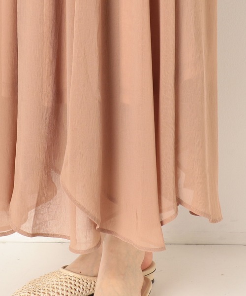 archives(アルシーヴ)の「イレヘムワッシャーシフォンスカート(スカート・レディース・グリーン/ネイビー/アイボリー/ブルー/ピンクベージュ・MEDIUM)」の13枚目の写真