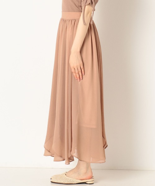 archives(アルシーヴ)の「イレヘムワッシャーシフォンスカート(スカート・レディース・グリーン/ネイビー/アイボリー/ブルー/ピンクベージュ・MEDIUM)」の17枚目の写真