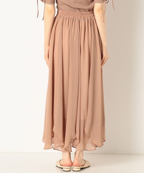 archives(アルシーヴ)の「イレヘムワッシャーシフォンスカート(スカート・レディース・グリーン/ネイビー/アイボリー/ブルー/ピンクベージュ・MEDIUM)」の16枚目の写真