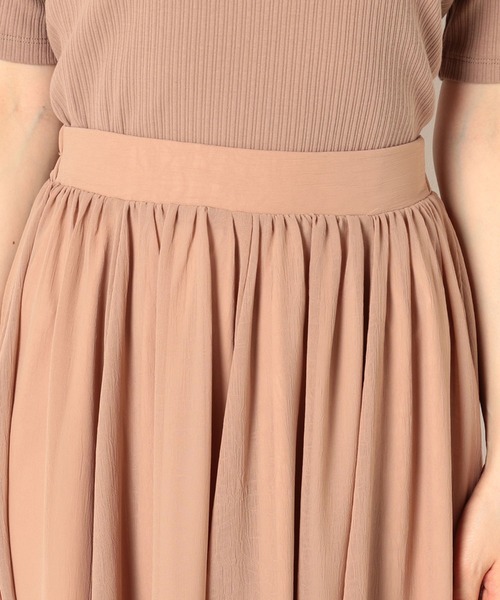 archives(アルシーヴ)の「イレヘムワッシャーシフォンスカート(スカート・レディース・グリーン/ネイビー/アイボリー/ブルー/ピンクベージュ・MEDIUM)」の15枚目の写真