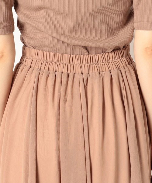 archives(アルシーヴ)の「イレヘムワッシャーシフォンスカート(スカート・レディース・グリーン/ネイビー/アイボリー/ブルー/ピンクベージュ・MEDIUM)」の14枚目の写真