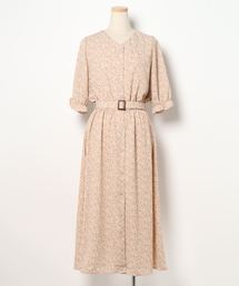 earth music&ecology | 花柄ガウンワンピース(ワンピース)