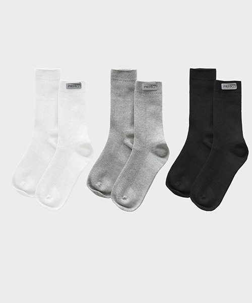 MASONPRINCE（メイソンプリンス）の「【MASONPRINCE】ブランドロゴ ソックス 靴下（ソックス/靴下・メンズ・ホワイト/ブラック/グレー・FREE）」の7枚目の写真