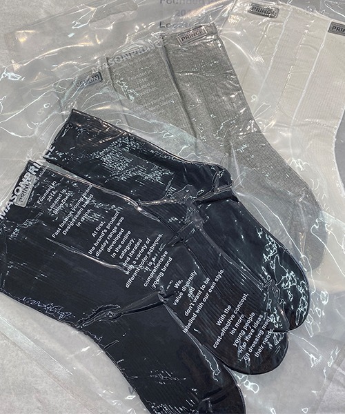 MASONPRINCE（メイソンプリンス）の「【MASONPRINCE】ブランドロゴ ソックス 靴下（ソックス/靴下・メンズ・ホワイト/ブラック/グレー・FREE）」の15枚目の写真