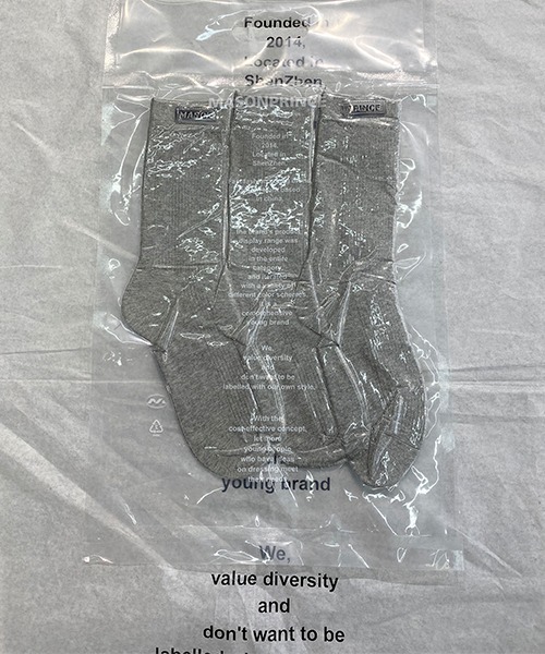 MASONPRINCE（メイソンプリンス）の「【MASONPRINCE】ブランドロゴ ソックス 靴下（ソックス/靴下・メンズ・ホワイト/ブラック/グレー・FREE）」の18枚目の写真