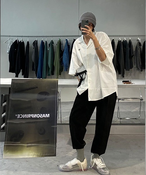 MASONPRINCE（メイソンプリンス）の「【MASONPRINCE】ブランドロゴ ソックス 靴下（ソックス/靴下・メンズ・ホワイト/ブラック/グレー・FREE）」の5枚目の写真