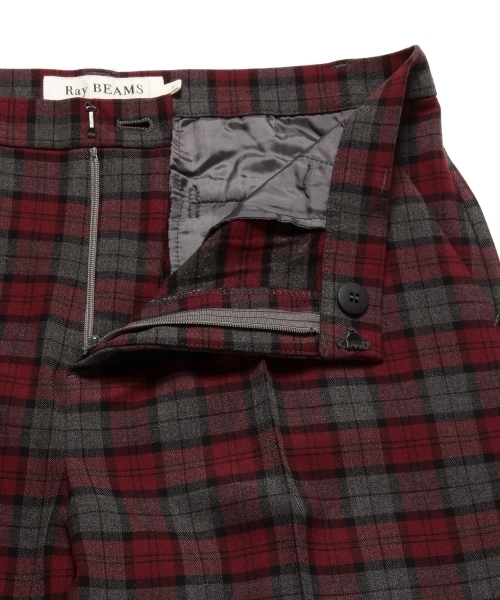 Ray BEAMS（レイビームス）の「Ray BEAMS / チェック ストレッチ クロップド（その他パンツ・レディース・オフホワイト/グレー/ネイビー・0/1）」の18枚目の写真