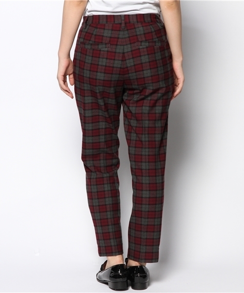 Ray BEAMS（レイビームス）の「Ray BEAMS / チェック ストレッチ クロップド（その他パンツ・レディース・オフホワイト/グレー/ネイビー・0/1）」の10枚目の写真