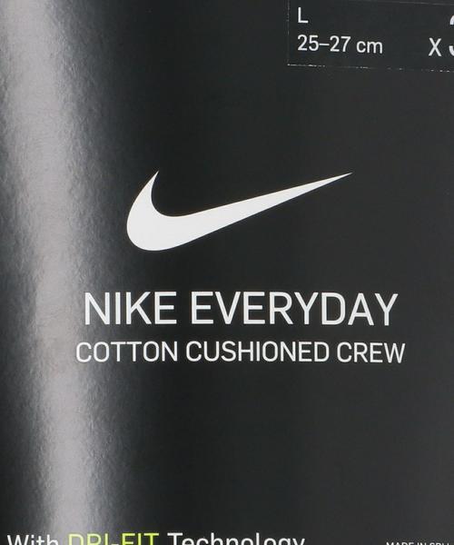 NIKE(ナイキ)の「<NIKE> EVERYDAY SOCKS/ソックス(ソックス/靴下・メンズ・ホワイト・25cm-27cm)」の3枚目の写真