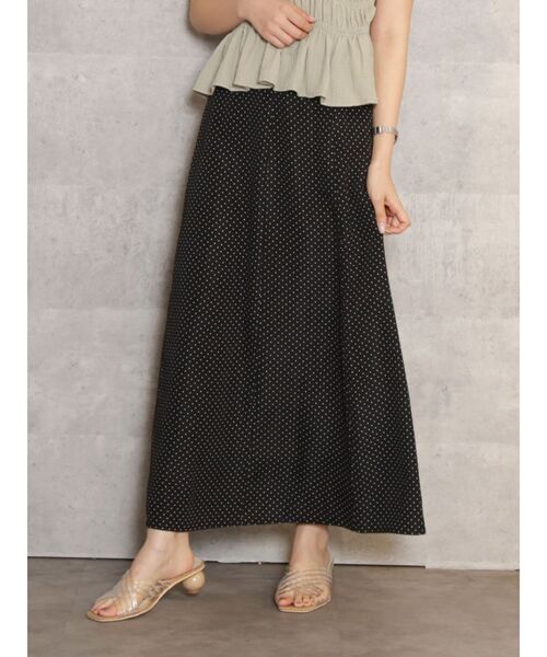 dazzlin(ダズリン)の「ハイウエストナロースカート(スカート・レディース・ブラック/ブラウン/モカ・FREE)」の3枚目の写真