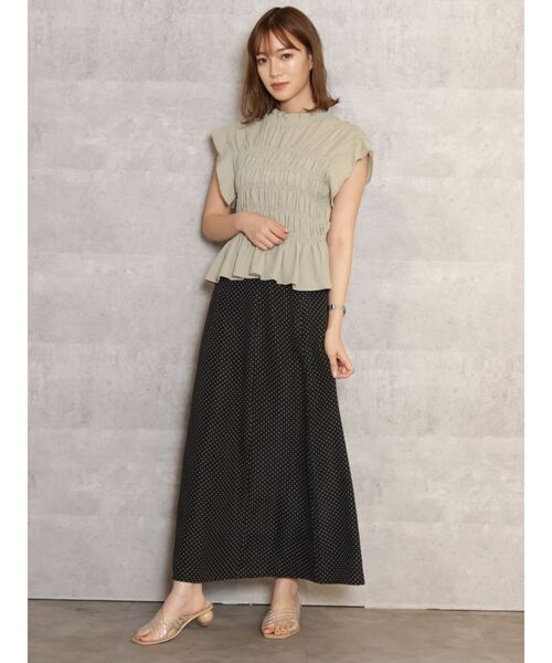 dazzlin(ダズリン)の「ハイウエストナロースカート(スカート・レディース・ブラック/ブラウン/モカ・FREE)」の17枚目の写真